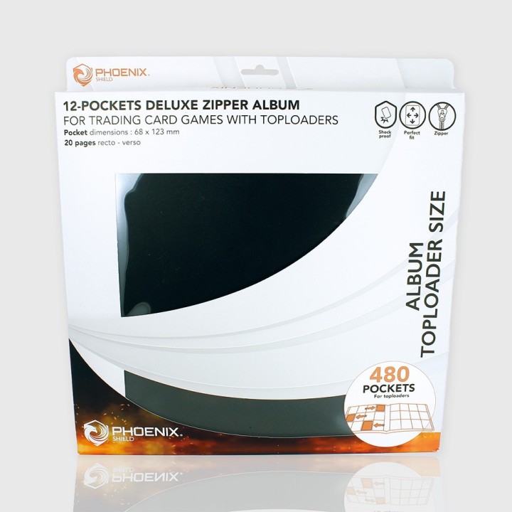 Phoenix Shield : Zip Album Deluxe 480 cartes Toploader
