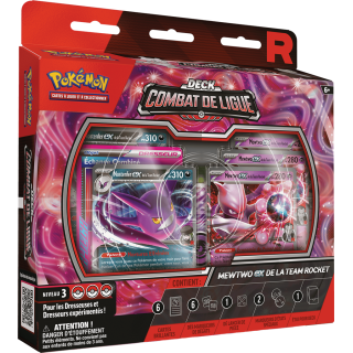 Pokémon : Coffret combat de ligue novembre - Mewtwo ex de la Team Rocket