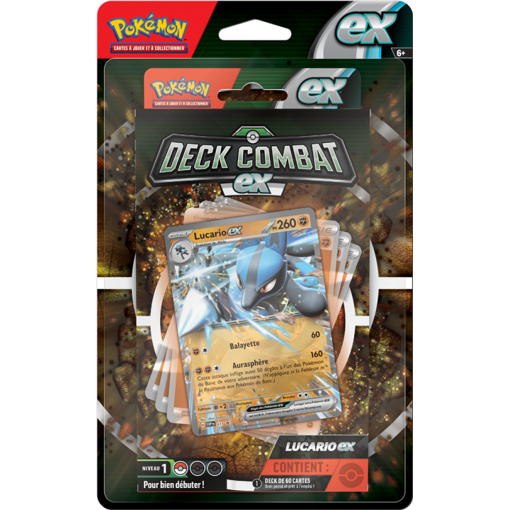 Pokémon : Deck de Combat Lucario/Pharamp (Blister)